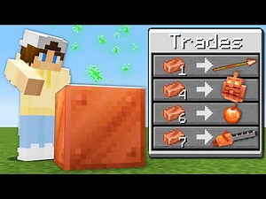 Minecraft, But You Trade with BLOCKS...