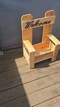 How to Build a Small Garden Bench Planter #woodworking #planter #woodworkingprojects