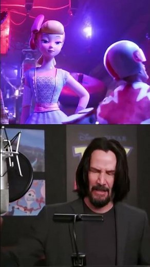 Keanu Reeves Recording "Toy Story 4"