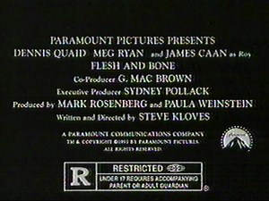 Flesh and Bone Movie Trailer NBC/KUTV 2 1993-11-05
