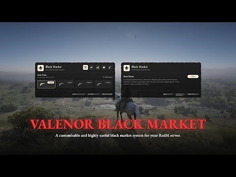 V-Black Market | Most Advanced Black Market System | RedM Script