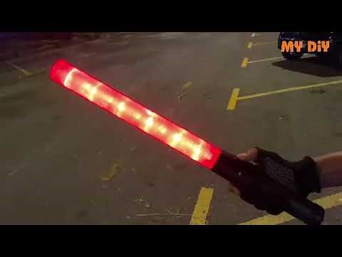 MY DIY LED TRAFFIC CONTROL BATON LIGHT / OUTDOOR SAFETY TRAFFIC SIGNAL CONTROL WARNING LED LIGHT