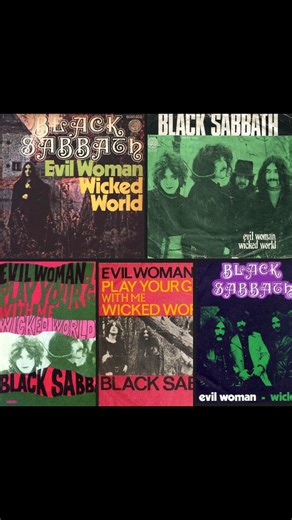 70s Proto-Metal ✟ Heavy Rock on Instagram: "Black Sabbath released the single "Evil Woman/Wicked World" from the album Black Sabbath. After Tony Iommi left his momentary gig with Jethro Tull, he brought the work ethic he'd seen in Tull back to the band that would become Black Sabbath. "Wicked World" was one of the first songs that the band wrote as a result of their renewed work ethic. For more 70s heavy rock follow us @ancientgreaserecords #hardrock #70s #blacksabbath #rocknroll"