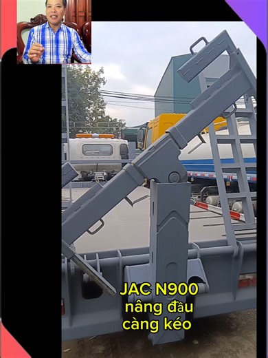 JAC N900 nâng đầu - nâng đầu càng kéo.#xecuuho #xenangdau #JAC