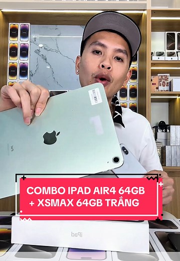 126K views · 1.7K reactions | COMBO IPAD AIR4 64GB + XSMAX 64GB TRẮNG #anhuytin | ÁNH UY TÍN | Facebook