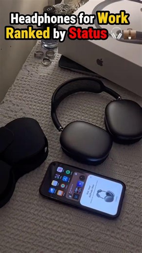 Headphones for Work Ranked by Status 🎧💼 | headphones #focus #shorts