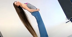 16-year-old gets hair cut for the first time