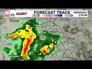 LIVE: Tracking strong thunderstorms moving into metro Atlanta, north Georgia