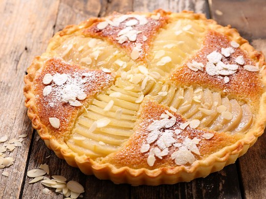 Tarte amandine aux poires