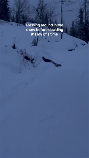 Annoying My Girlfriend in the Snow
