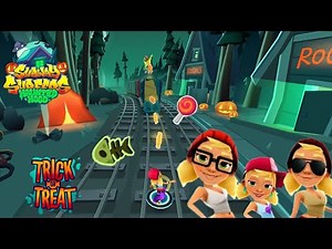 Subway Surfers haunted hood trick or treat halloween gameplay with Tricky+Tricky heart+Tricky Camo