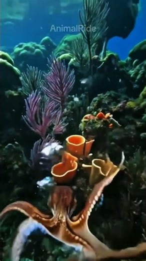 I Mounted a Camera on an Octopus. Here's What It Found.#AnimalRide #OctopusPOV #DeepSea