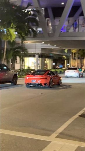 Insane Turbo S sound. Watch till the end #porsche #992turbos #miami #cars #automobile #success #rich