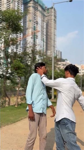 my friend fighting outside the college#college #shortvideo #comedy