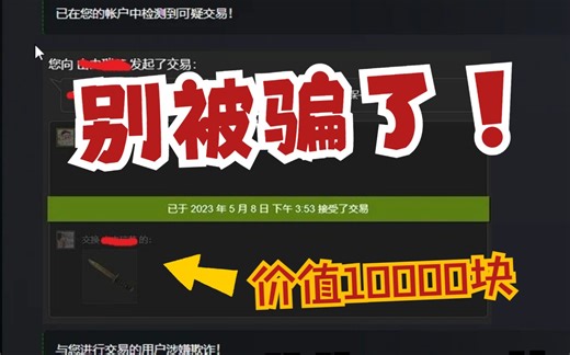 【CSGO】提防！不要再被这样被骗了！曝光csgo骗子的新型骗术！