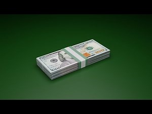 Making a Money Stack in Blender 3D (Cannot buy anything with them) | Simple Method