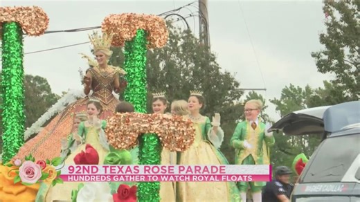 Hundreds gather for 92nd Texas Rose Festival Parade in Tyler