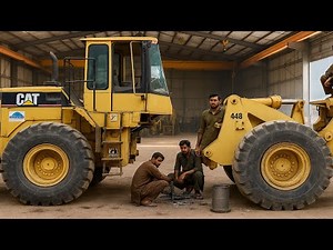 Most Interesting Works How The Huge Loader Center Pin Repair In The Local WrokShop