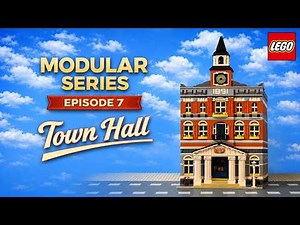 LEGO Town Hall 10224 Speed Build | Modular Series Speed Build Timelapse