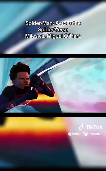 Spiderman (Miles) vs. Spiderman 2099 - Epic Showdown in Spider-Verse!