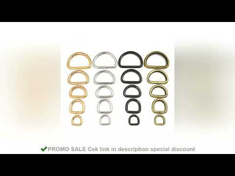 1pcs 4/8"~2" Metal Dee D Ring Buckle for Webbing Backpack Bag Parts Leather Craft Strap Belt Purse P