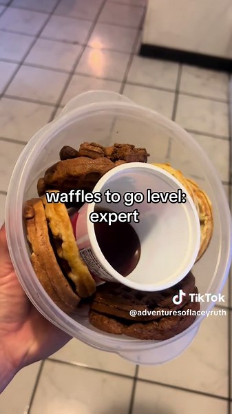 bc I can’t find Tupperware lids to save my life | Waffles
