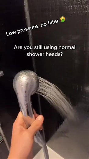 Try out high pressure shower head and forget everything 💦 #showerhead #showertime #highpressure