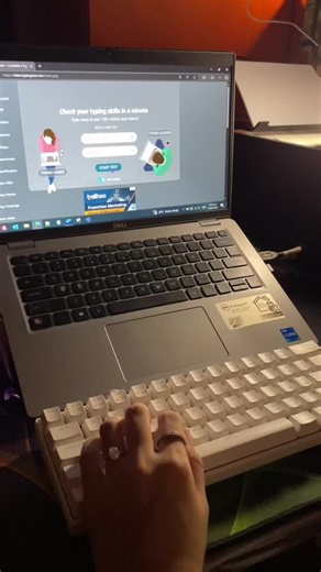 "That click is music to my ears 🎶✨ Can't stop typing on my mechanical...