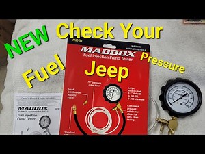 New Maddox 58760 Fuel Injector Pump Tester from Harbor Freight. Jeep Test #harborfreight #jeepxj