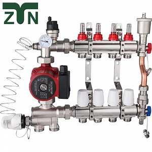 [Hot Item] Heating Manifold Pump System for Water Pipe Underfloor Heating Mixing Water System