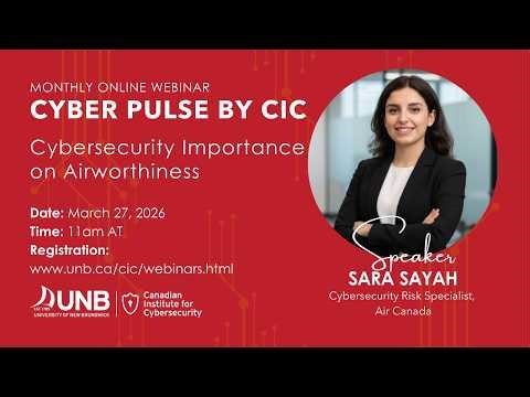 Airworthiness in Modern Aviation with Sara Sayah, Cybersecurity Risk Specialist