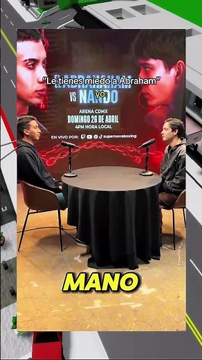 NANDO vs ABRAHAM 😱 Face to Face BEFORE the FIGHT (Nobody expected this)