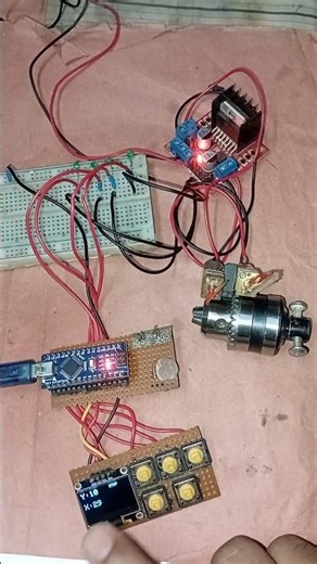 🔥 Arduino Nano Motor Control with Display – Insane DIY Project! ⚡ #arduinoproject #shorts