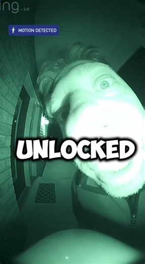 I accidentally left my door unlocked and this man approached my door