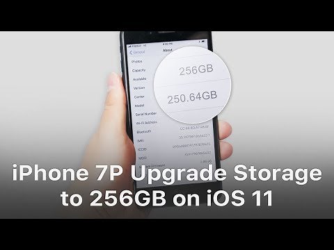 iPhone 7 Plus Upgrade Storage/Memory To 256 GB On iOS 11