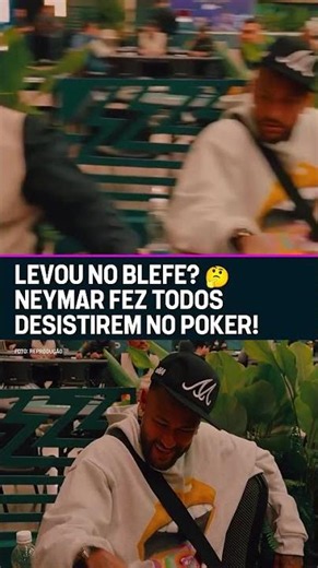 WAS NEYMAR BLUFFING OR DID HE HAVE THE CARDS? 🤔👀 #shorts
