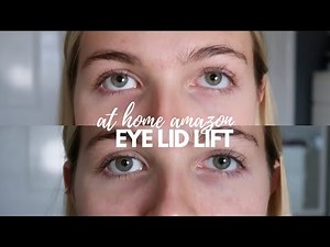 AT HOME EYE LID LIFT / TESTING AMAZON EYELID TAPE FOR HOODED EYES | Georgie Palmer