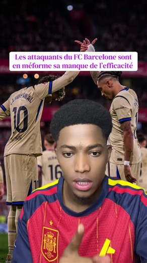 Les attaquants du FC Barcelone sont en méforme sa manque de l’efficacité #fcbarcelona #lamineyamal #raphinha #lewandowski #rashford