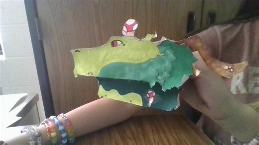 Green Mushroom Dragon Puppet - Etsy