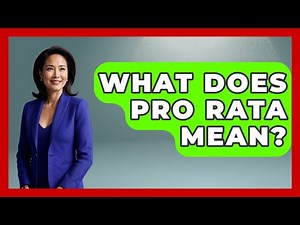 What Does Pro Rata Mean? - Auto Coverage Explained
