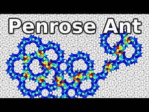 Langton's Ant on Penrose Tiling producing a Pentaflake-like Fractal