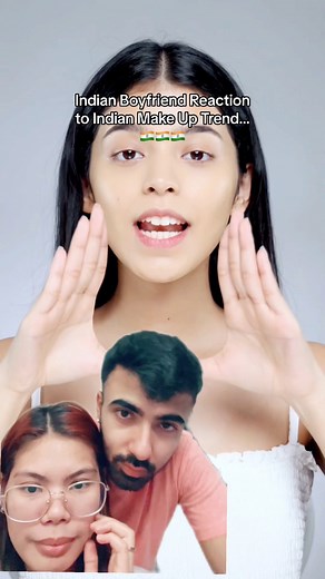 1.5M views · 10K reactions | Indian Boyfriend  reaction to Indian Make Up Trend part 5 #pinaysaindia #FilipinoIndianCouple #indianfilipinacouple #FilipinaIndianCouple #pinayafam #AFAM #indian #reels #indianboyfriend #india | Pavan & Yean | Facebook