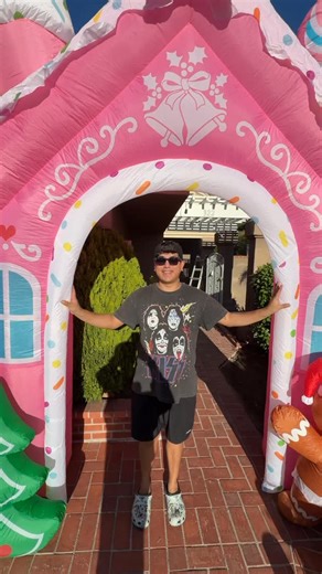 Danny 🕷️ on Instagram: "The Christmas Inflatables Are Up!! ✨🎄☃️ What do we think?"