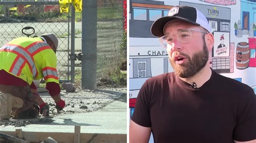 New trees, sidewalks and benches in 'hot' Scott's Addition