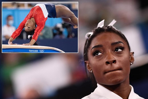 Simone Biles out of team gymnastics competition at Olympics with mystery issue