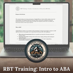RBT Mini-Training: Intro to Applied Behavior Analysis (ABA) and the RBT Role