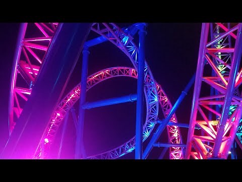 Adrenaline Peak POV at Oaks Park (only night time ride... KCL Engineering testing lights)