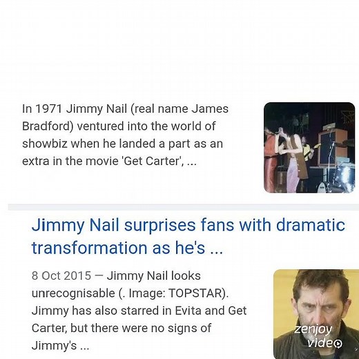 Jimmy nail was in get carter