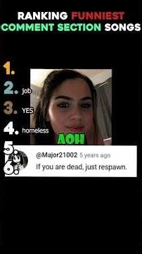 Ranking Funniest Comment Section Songs 😭😭 #ranking #funny #shorts