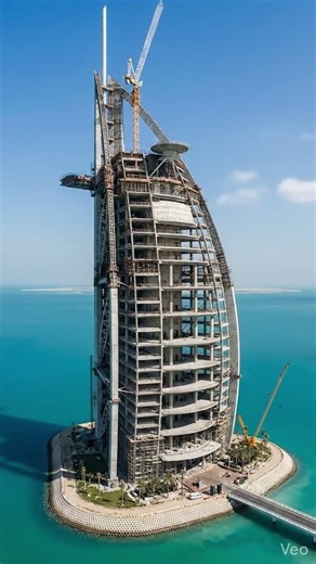 Building the Iconic Burj Al Arab – Full Construction Time-Lapse | Engineering Marvel